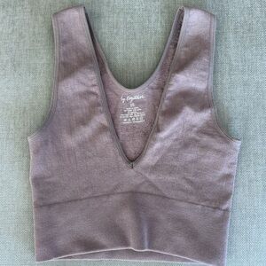 By Together Mauve Crop Top